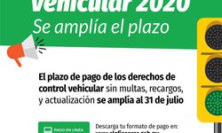 Amplían plazo para pago de control vehicular y descuento en cambio de propietario