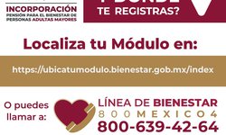 Adultos mayores cuestionan ubicación de módulo para pensión del bienestar en Tampamolón