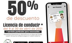 Descuentos en renovación de licencia ofrece la app SLP Finanzas