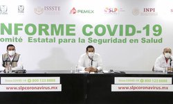 En 24 horas, registra SLP 273 nuevos casos de covid-19 y 21 defunciones