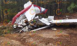 Cayó avioneta Cessna en sierra de Pinal de Amoles