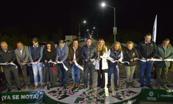 Ricardo Gallardo y Leonor Noyola inauguraron el bulevar Palma de la Cruz