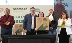 Agradecen familias apoyo de Ricardo Gallardo con programas Seguridad Alimentaria