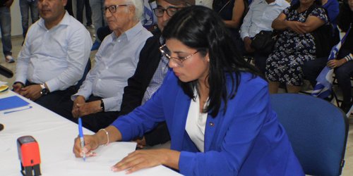 Con la promesa de liberar al PAN, Vero Rodríguez se registra como candidata a la dirigencia en SLP