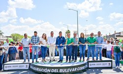 Ricardo Gallardo entrega a cerritenses nuevo bulevar