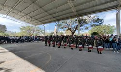 Segundo encuentro estatal de Bandas de Guerra en El Jabalí