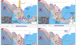 Potencial de lluvias durante la semana en regiones de SLP